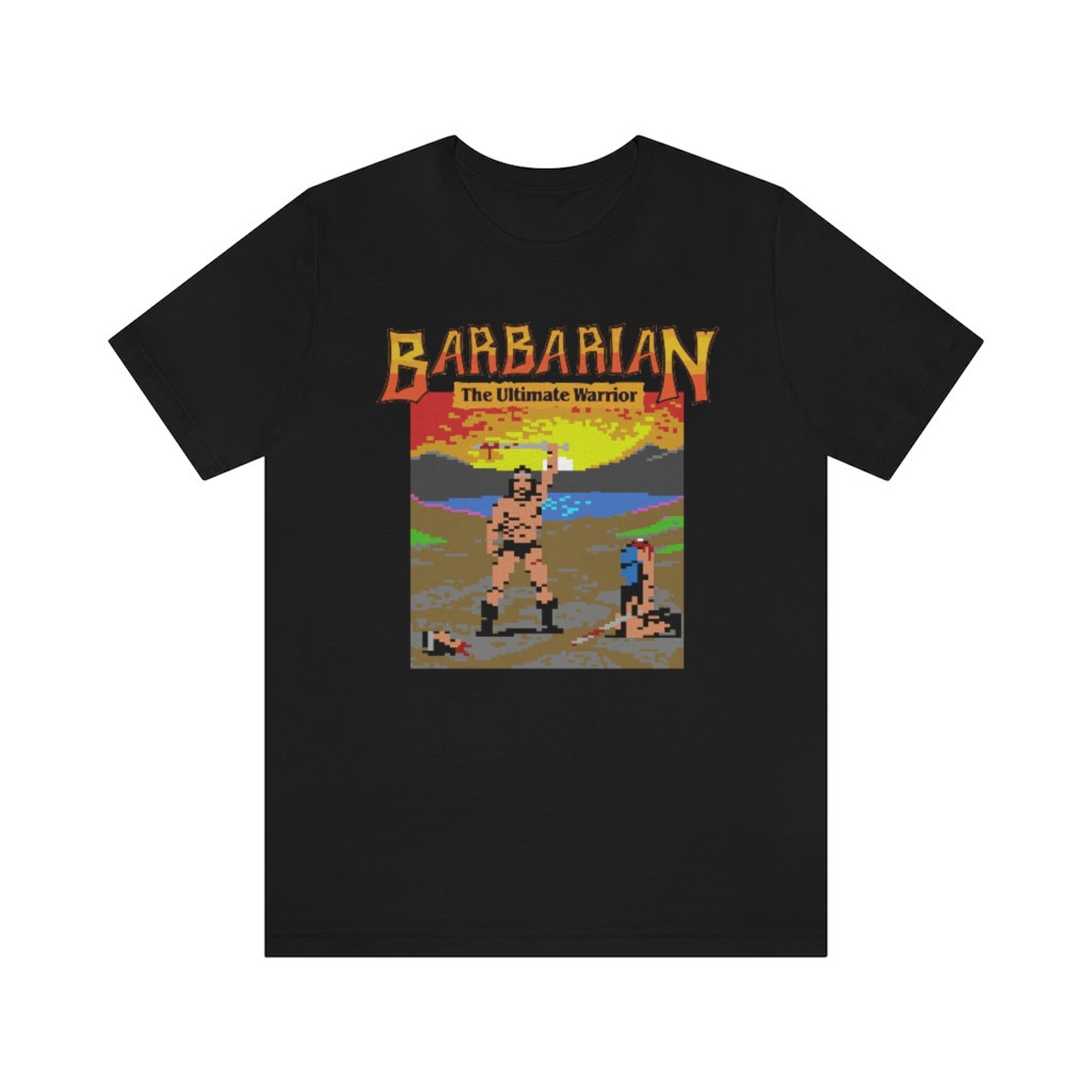 Discover Barbar - Der ultimative Krieger 1980er Videospiel T-Shirt