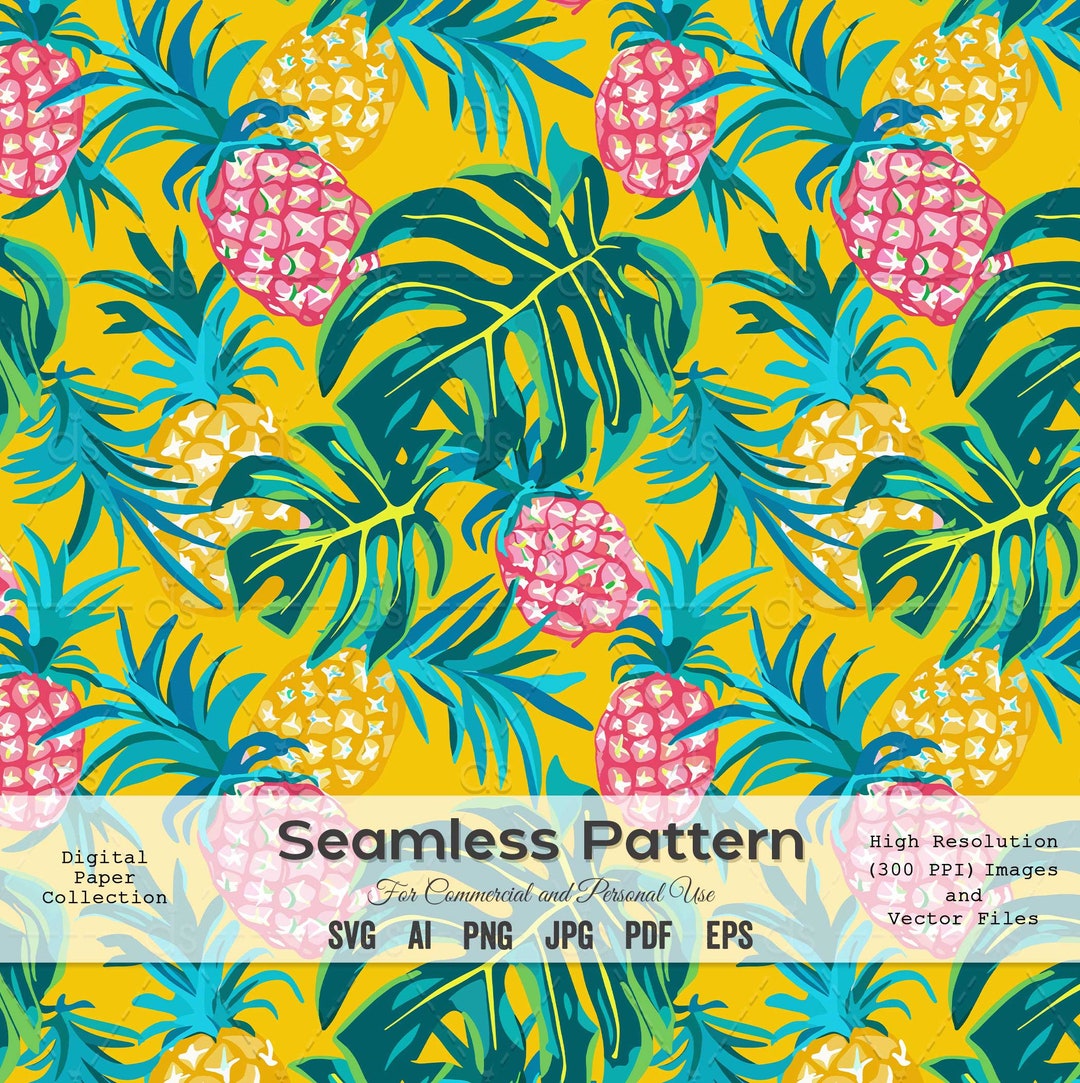 Society6 ケース Hawaiian Pineapple Pattern Tropical Watercol il_1080xN.2850643892_bx8k.jpg