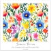 Watercolor Spring Flowers Seamless Pattern Digital Download Vibrant ...