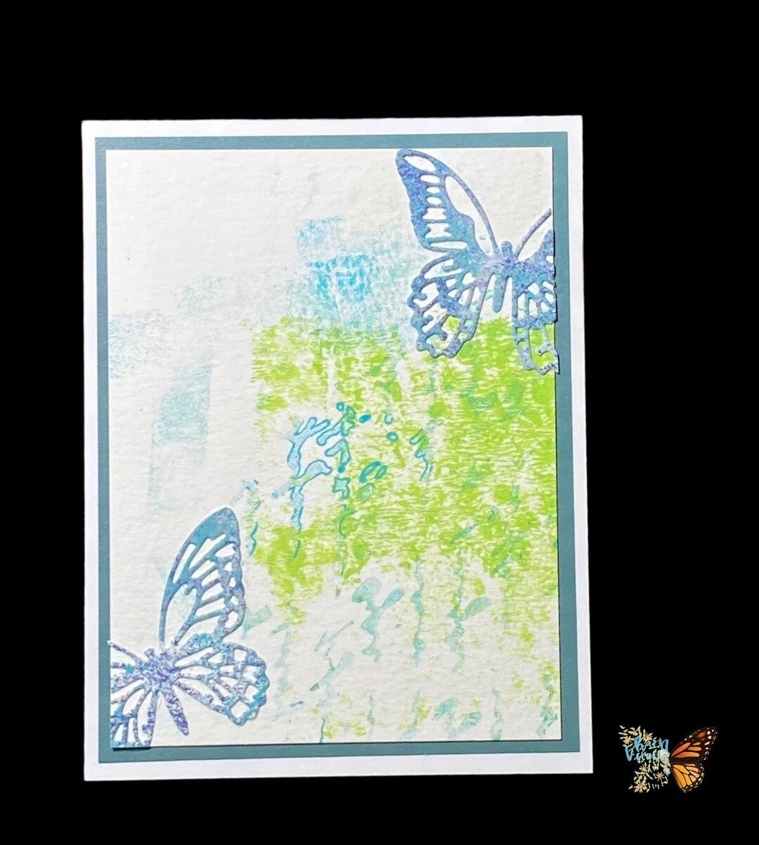 Watercolor and Butterflies Blank Greeting Cards - Etsy