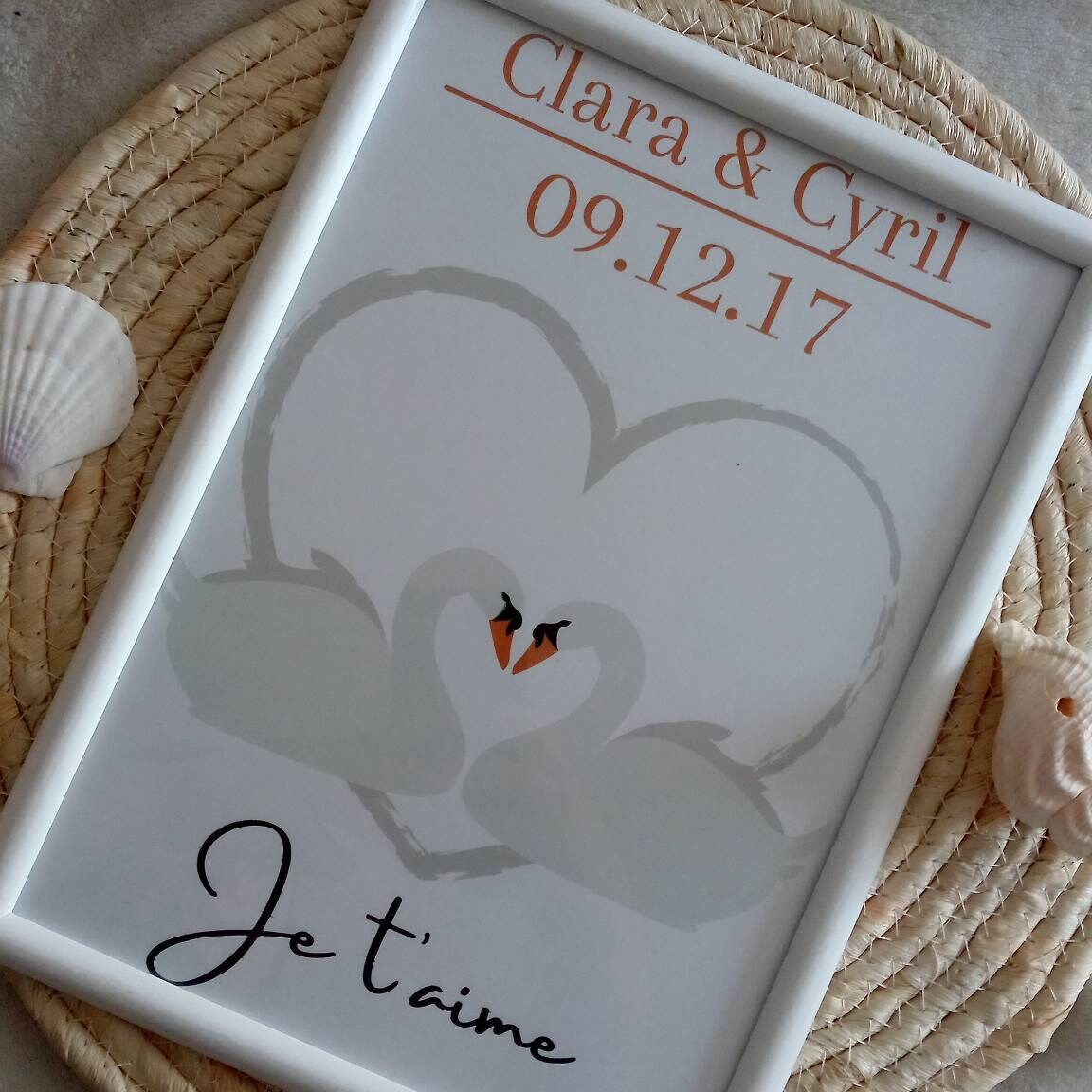 Cadre Personnalisé Couple Signes