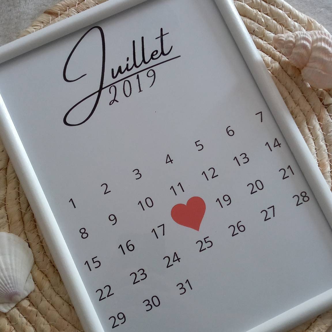 Cadre Date Personnalisée