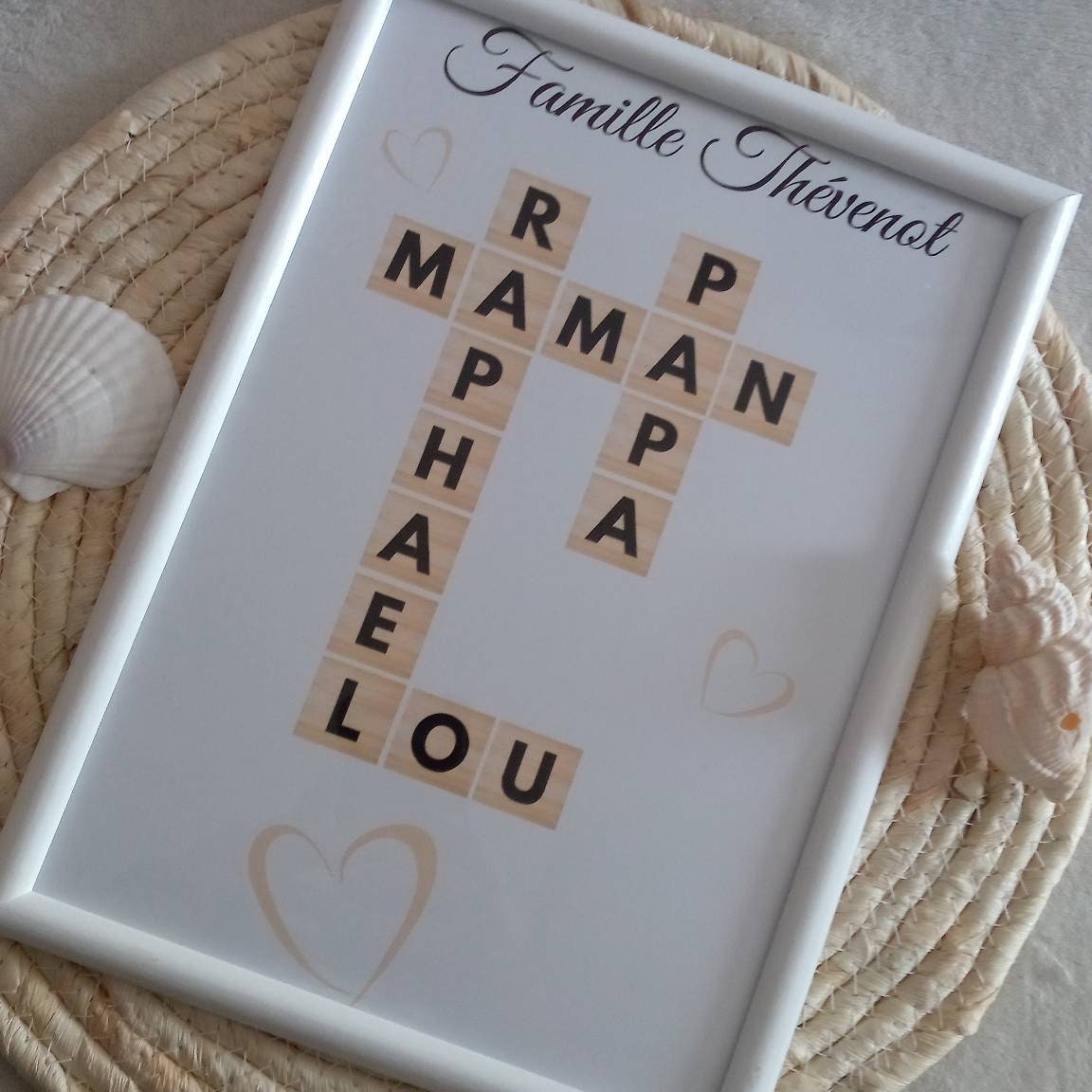 Exane Scrabble Cadre scrabble - Etsy France