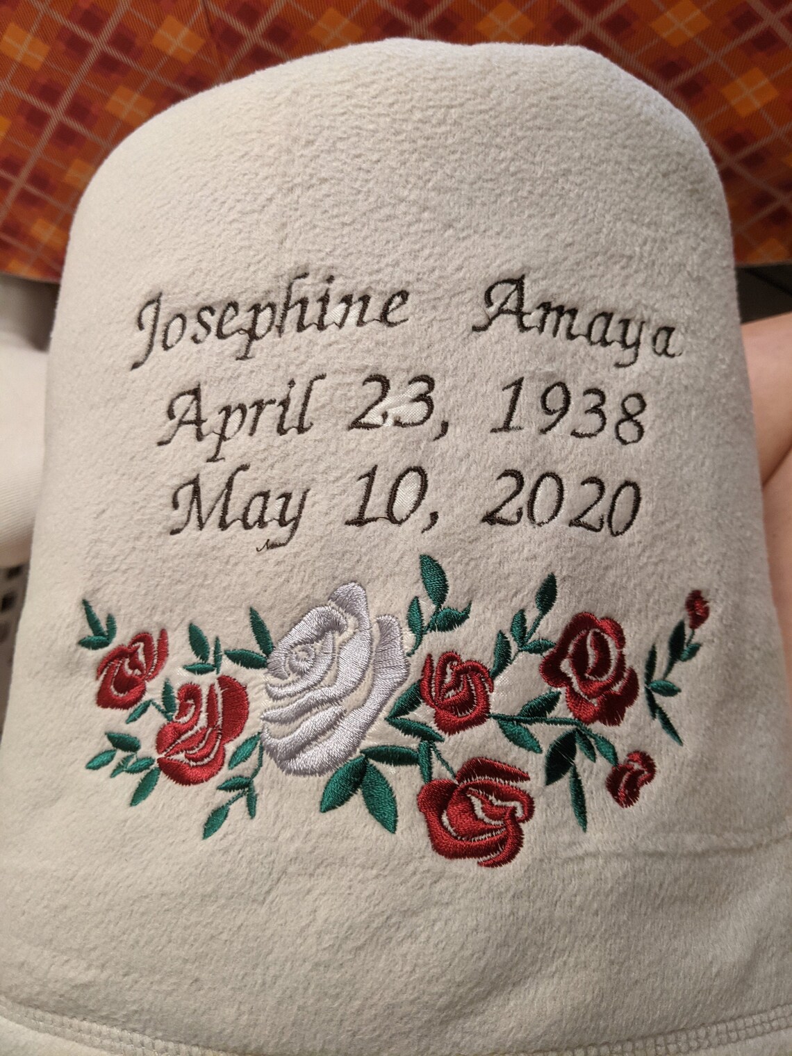 Memorial Blankets Etsy