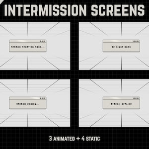 Animated Intermission Screens for Twitch Streaming - Bright Retro ...