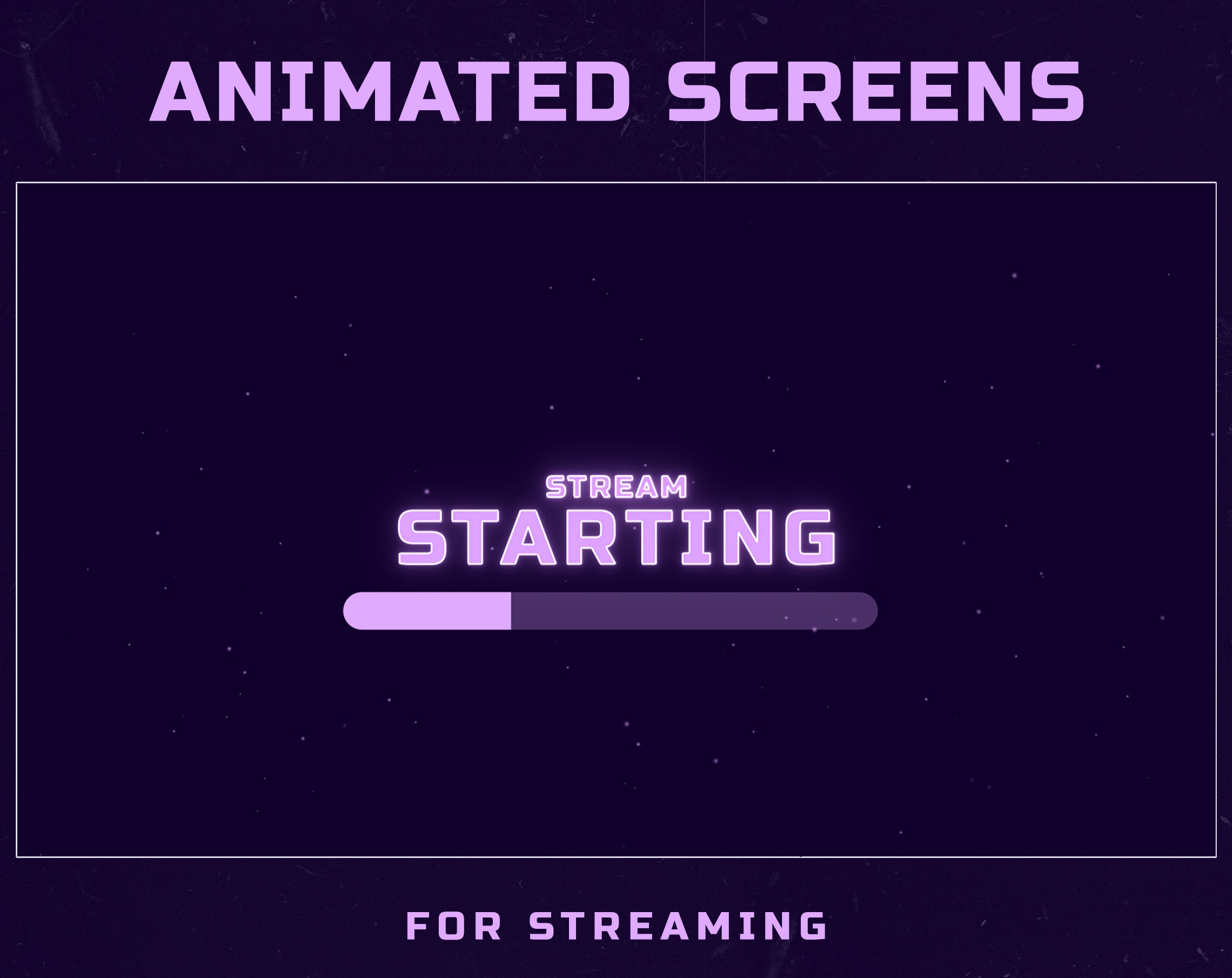 Purple Lofi Twitch Screens Starting Soon Be Right Back Stream Ending ...