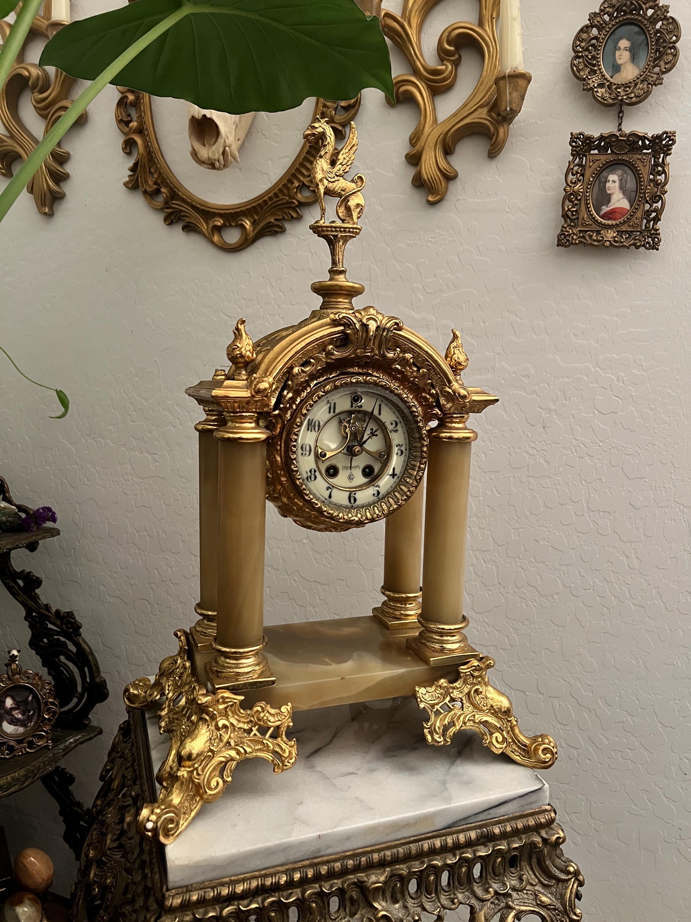 ジャンク扱い ホビー・楽器・アート ANSONIA/アンソニア アンティーク