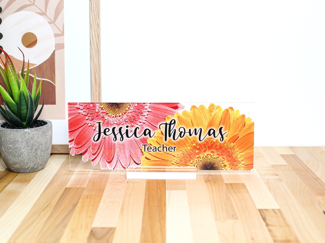 Custom Office Name Sign / Personalized With Your Name and Title ...