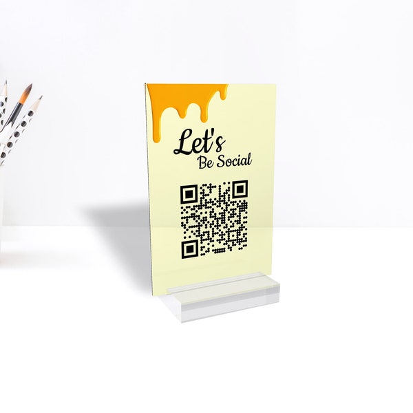 Qr Code Glass - Etsy