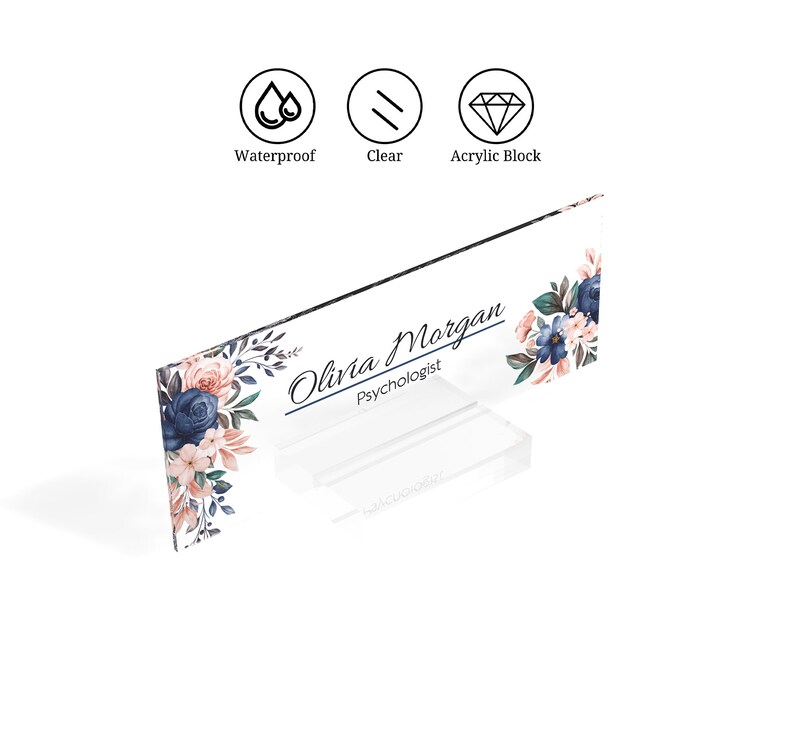 Teacher Appreciation Gift Custom Desk Name Plate Plaque Gift Etsy