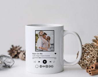Custom Spotify Mug | Personalized Spotify art music | Personalized Gift | Gifts for Her | Gifts for Him | Gifts for Parents