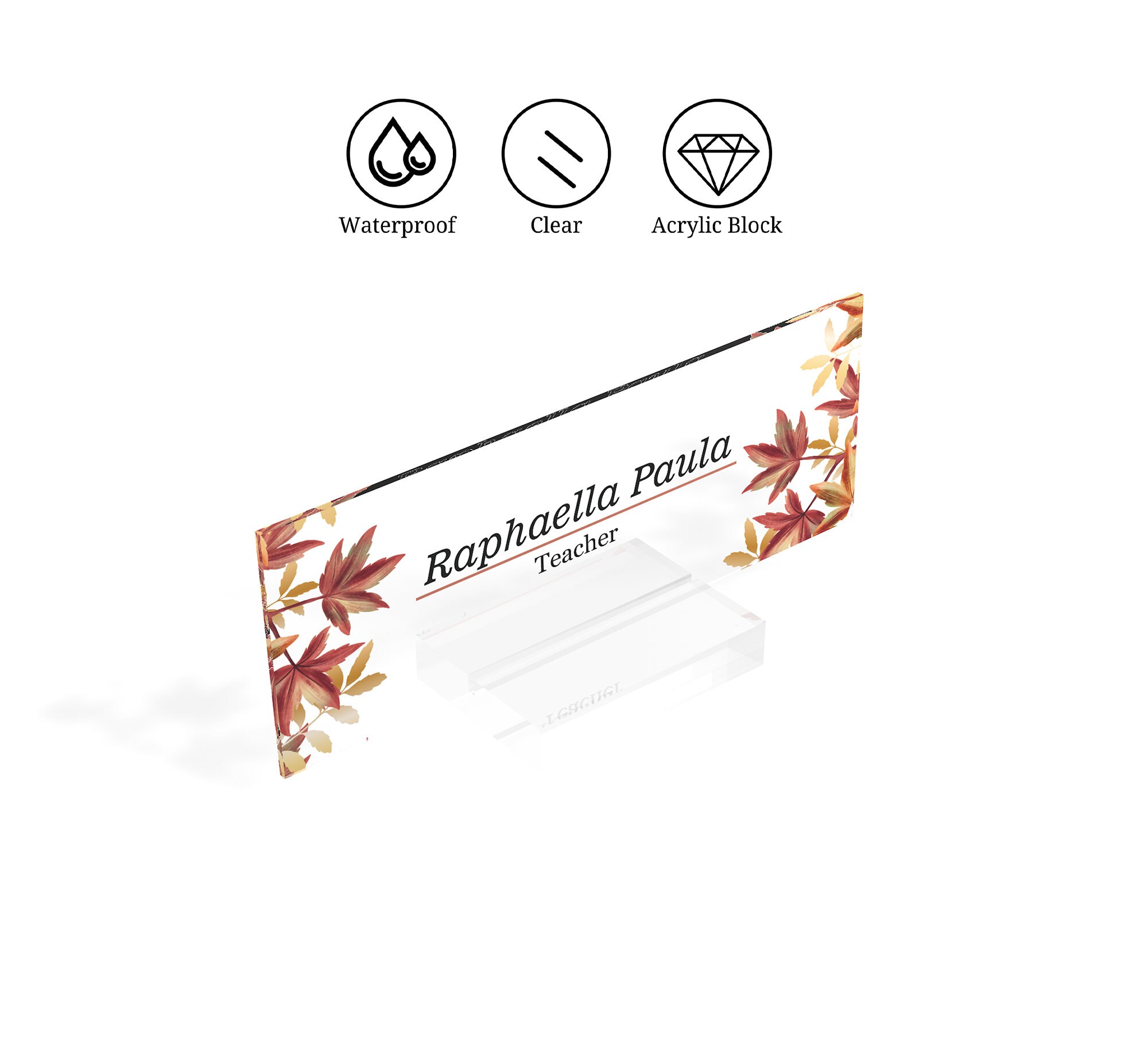 Office Decor Desk Name Plate Custom Name Plate for Desk Etsy