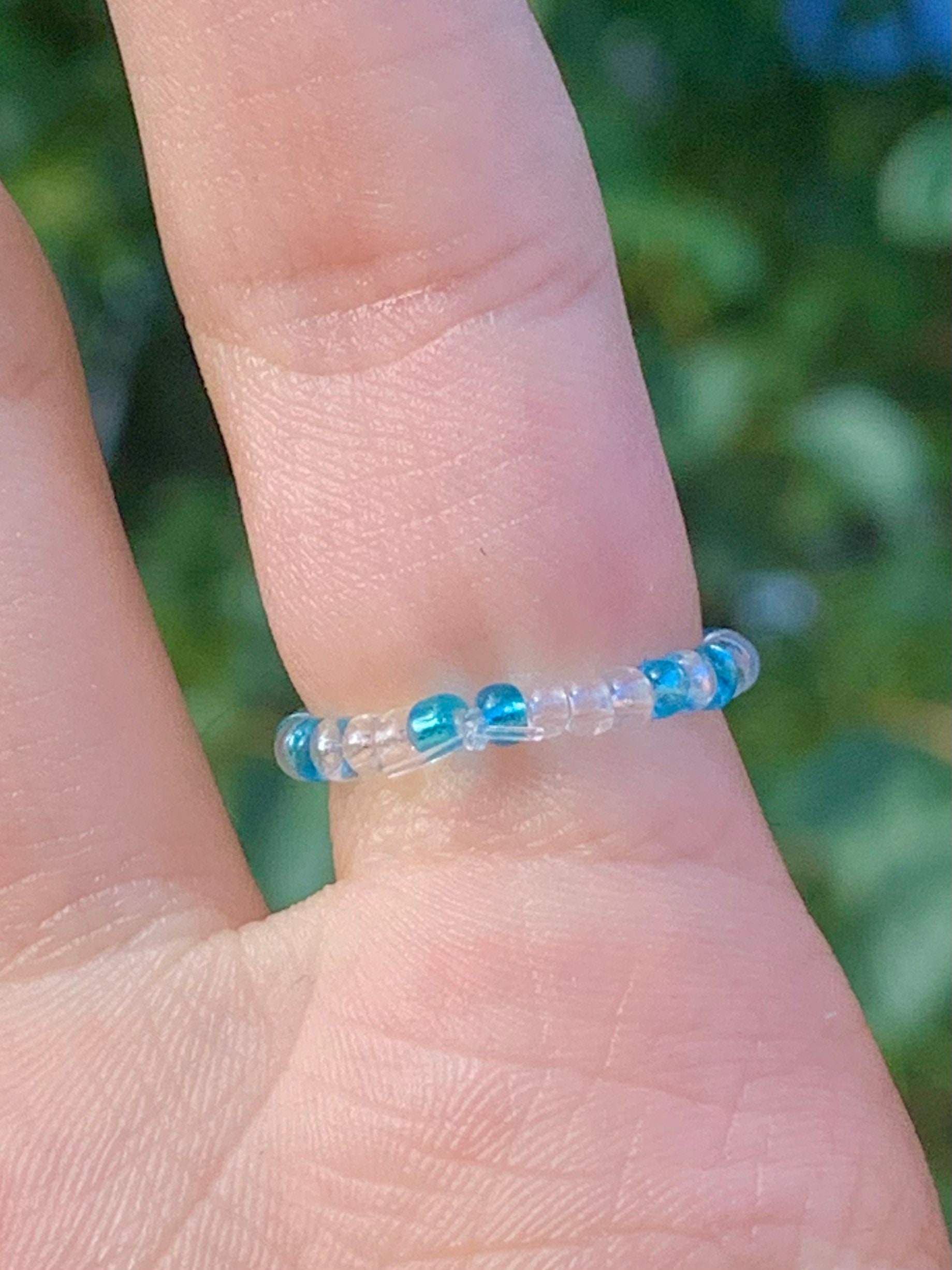 Beaded Butterfly Ring Butterfly Jewelry Blue Butterfly Etsy