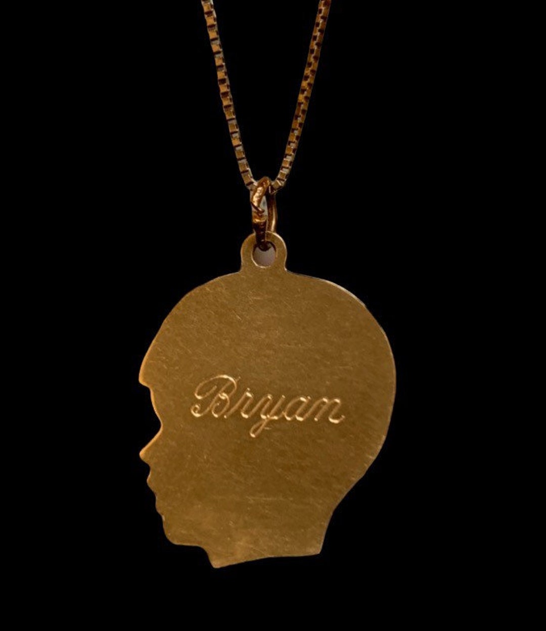 Gold Boy Charm 14k Etsy