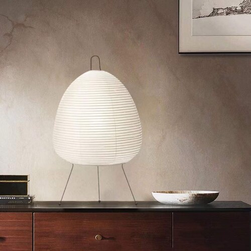 Japanese Style Noguchi Lamp Rice Paper Table Lamptripod Etsy Ireland
