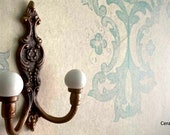 Coat hook, wall hook, Antique Bronze Ceramic decorative hook , cast iron hook, French style hook, VINTAGE LOOK victorian