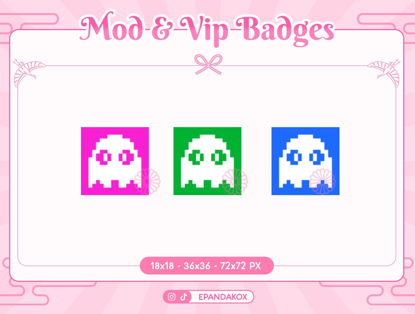 Vip Riders Ghost Notes Ghost Mod and VIP Sub Badge for Twitch, Twitch VIP Badges, Twitch ...