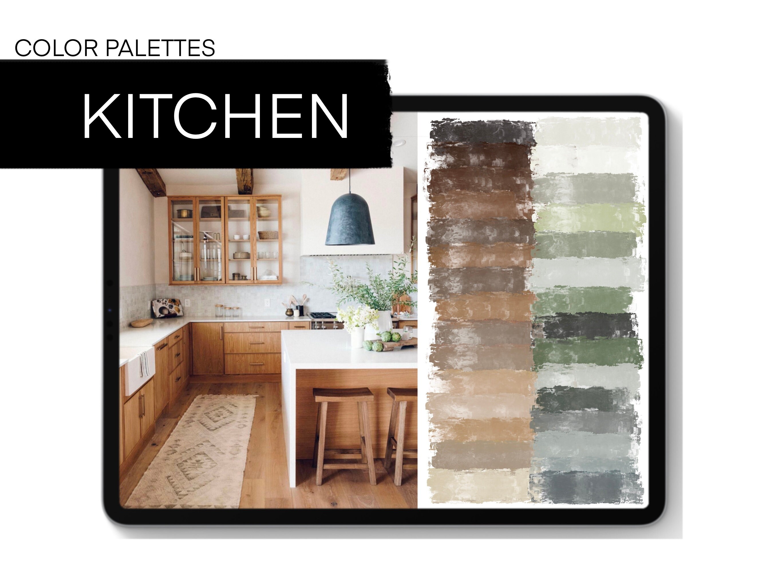 Cottage Color Palettes for Procreate | 150 Colors for Interior Design ...