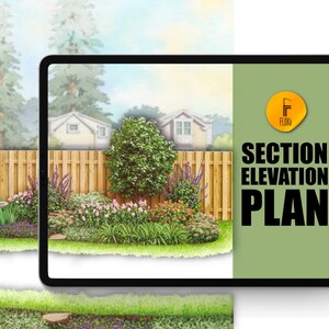 Custom-made Landscape Section Elevation | Professionally-made 2D Digital Plan