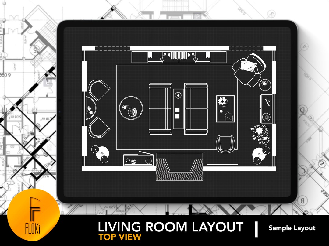 Architectural Living Room Layout for Procreate Living Room Design 20 Room Layout Procreate
