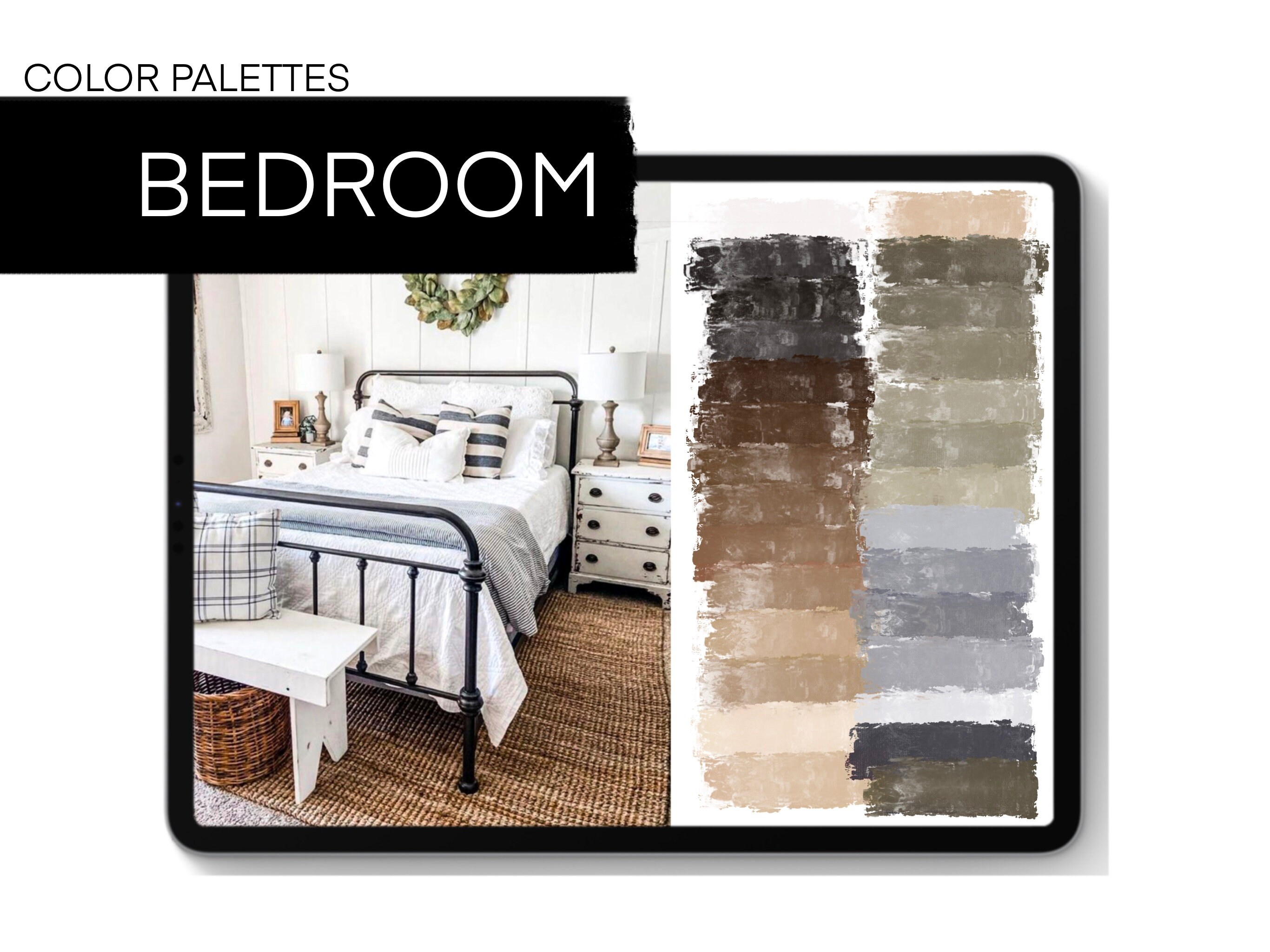 Cottage Color Palettes for Procreate | 150 Colors for Interior Design ...