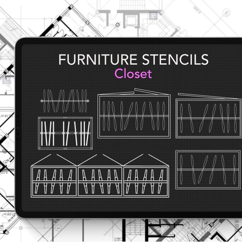 The Architect's Ultimate Brushes Bundle for Procreate | 265 Stamps for Kitchen, Dining Room, Bedroom, Living Room, & Office Designing shops
