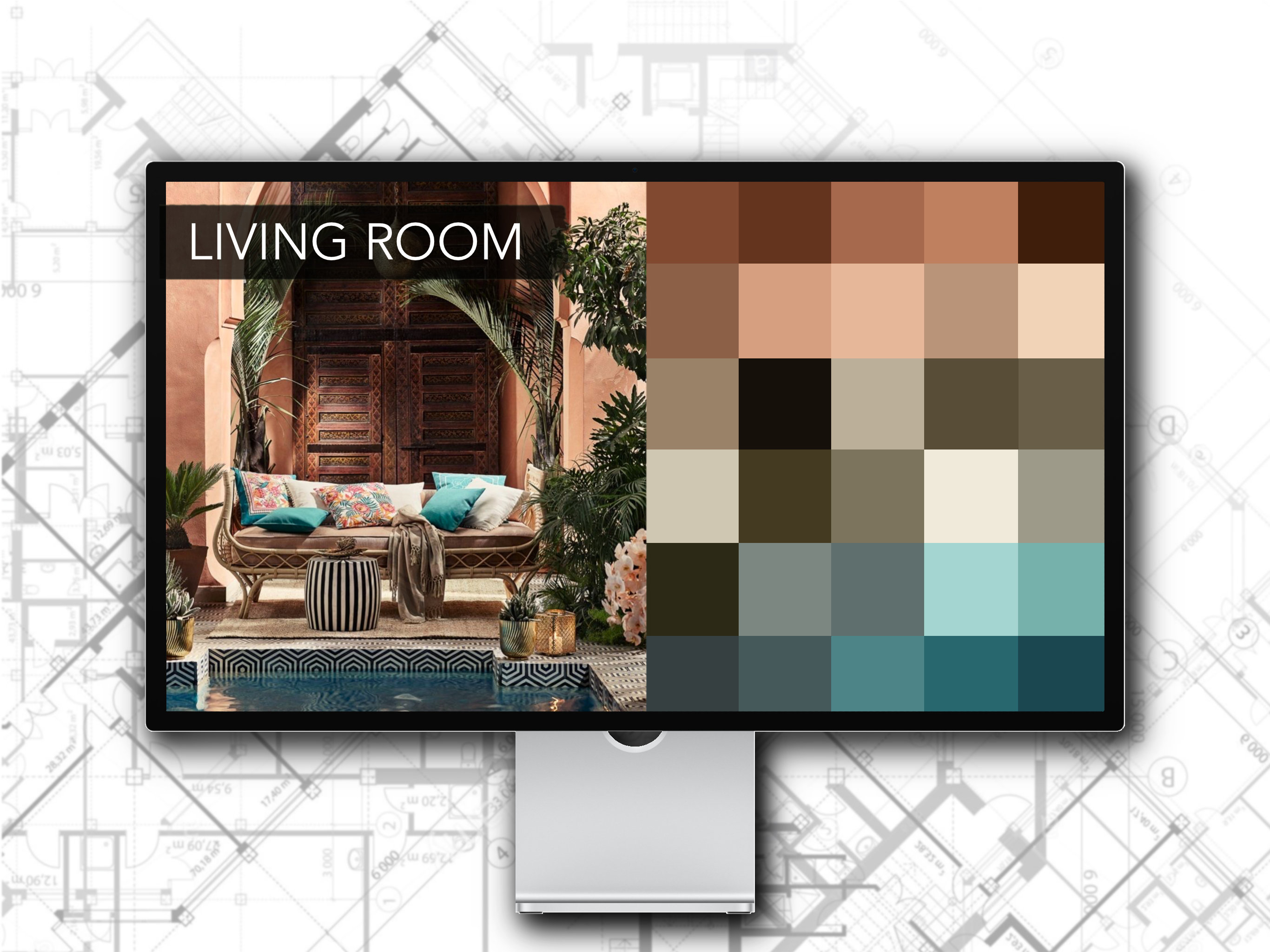 Color Palette HEX Codes 150 Colors - Mediterranean Collection, HEX ...