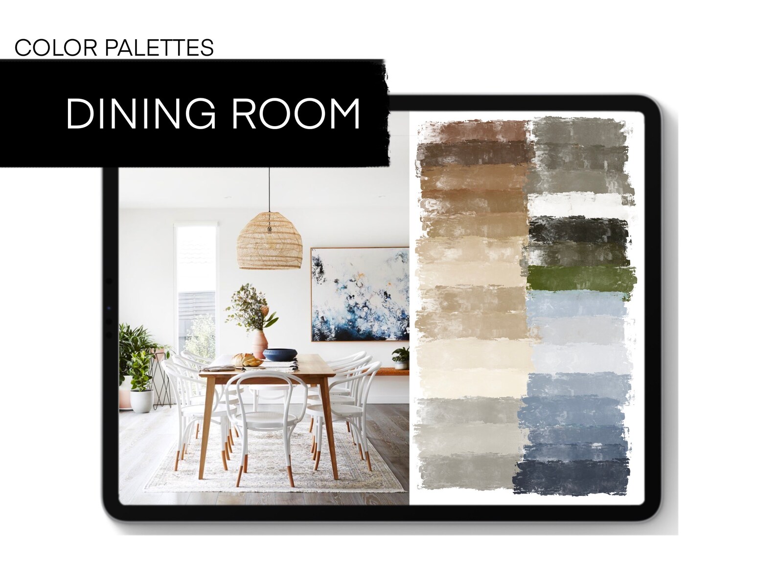 Farmhouse Color Palettes for Procreate | 150 Colors for Interior Design ...