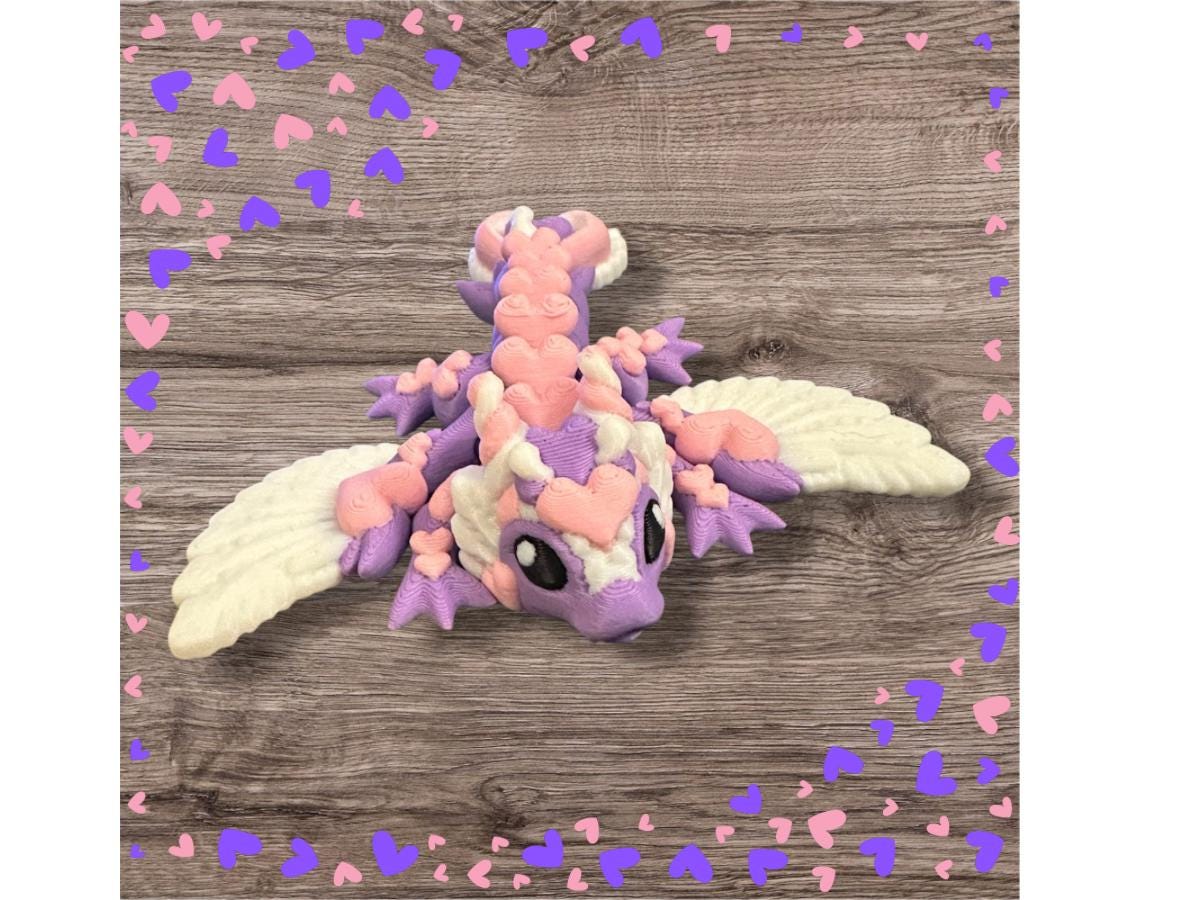 Jellycat Heart Dragon - Etsy