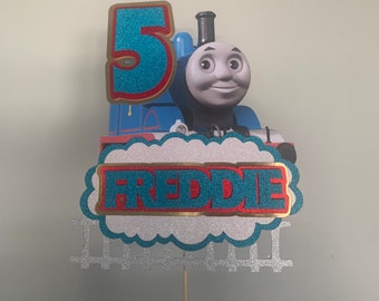 Thomas the tank engine cake topper