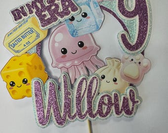 Squishy themed cake topper