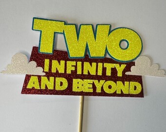 Two Infinity & Beyond Cake topper