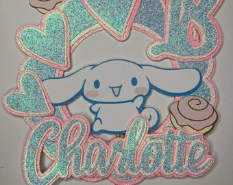 cinnamon roll cake topper