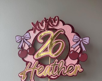Cherry Cake Topper