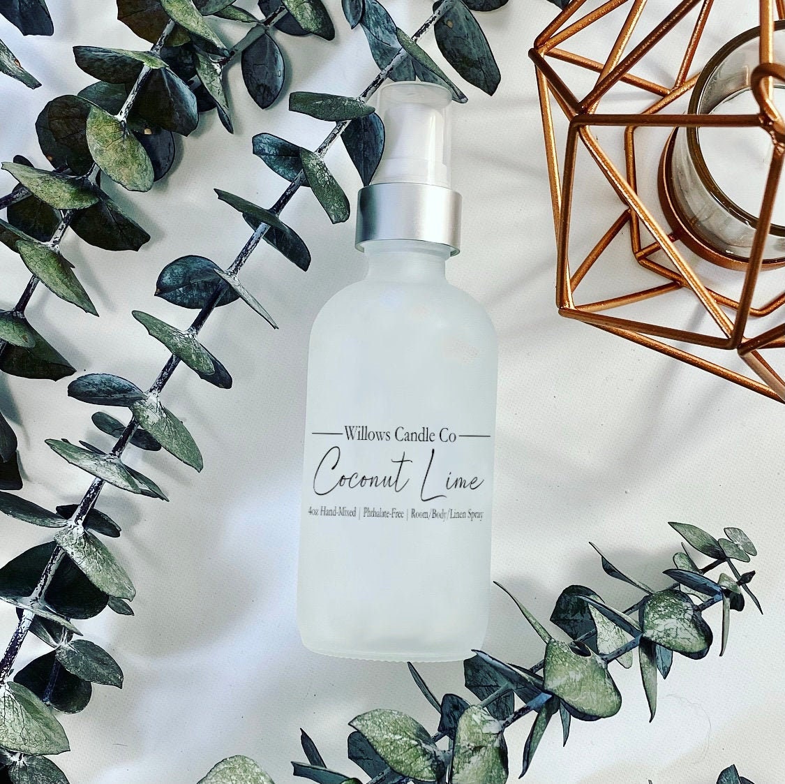 Coconut Lime Room Spray Glass Bottle Body Linen Sprays Etsy