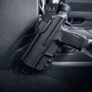 Jeep Wrangler JL & Gladiator JT IWB Holster Mount (2018–2026) – No Drill Vehicle Carry Mount, Adjustable Draw Angle, Quick Install