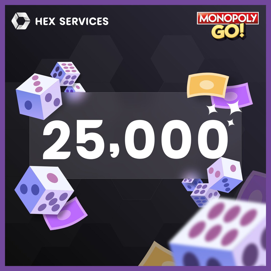 Monopoly Go 25000 Dices Etsy Monopoly Go 25000 Dices Etsy