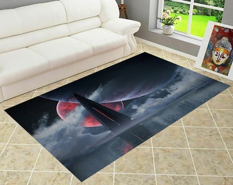 スター・ウォーズ ラグ：滑り止めマイクロファイバー製子供部屋用