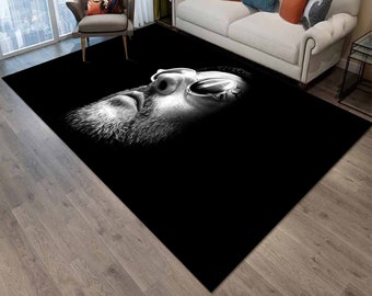 Matilda Leon Rug, Leon and Matilda Rug, Area Rug, Themed Rug, Gift for Him, Home Decoration, Non-Slip Rug, The Professional Rug, Fan Rug