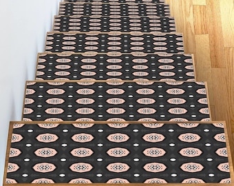 Stair Treads Rug, Safety, Stylish, Self-slip sole Stair Decor, Non Slip Stair Tread,Personalized Stair Treads,Stair Treads,Stair Treads Set
