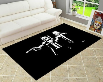 スター・ウォーズ ラグ：滑り止めマイクロファイバー製子供部屋用