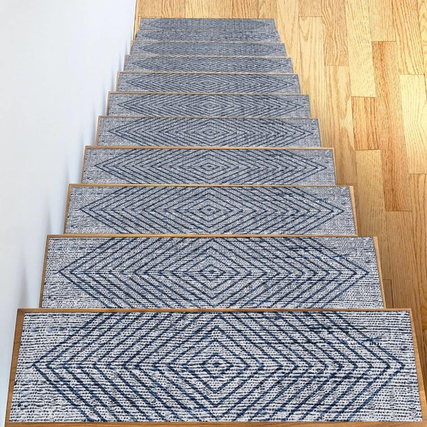 Self-slip Sole,Safety,Stylish,Stair Decor, Stair Treads Rug,Stair Rugs, Non-Slip Stair Tread,Stair Treads,Stair Treads,Stair Treads Set