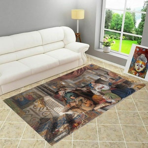 John Frederick Lewis Rug, Decor Rug, Area Rug, Patterned Rug, Themed Rug, Oil Painting,Gift for Him,Home Decoration,Popular Rug,Non-Slip Rug