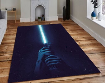 Alfombra de Star Wars, regalo para él, alfombra de sala de estar, regalo para ella, alfombra de ventilador, alfombra popular, regalo personalizado, alfombra de área, alfombra de habitación de niños, alfombra de habitación de niños