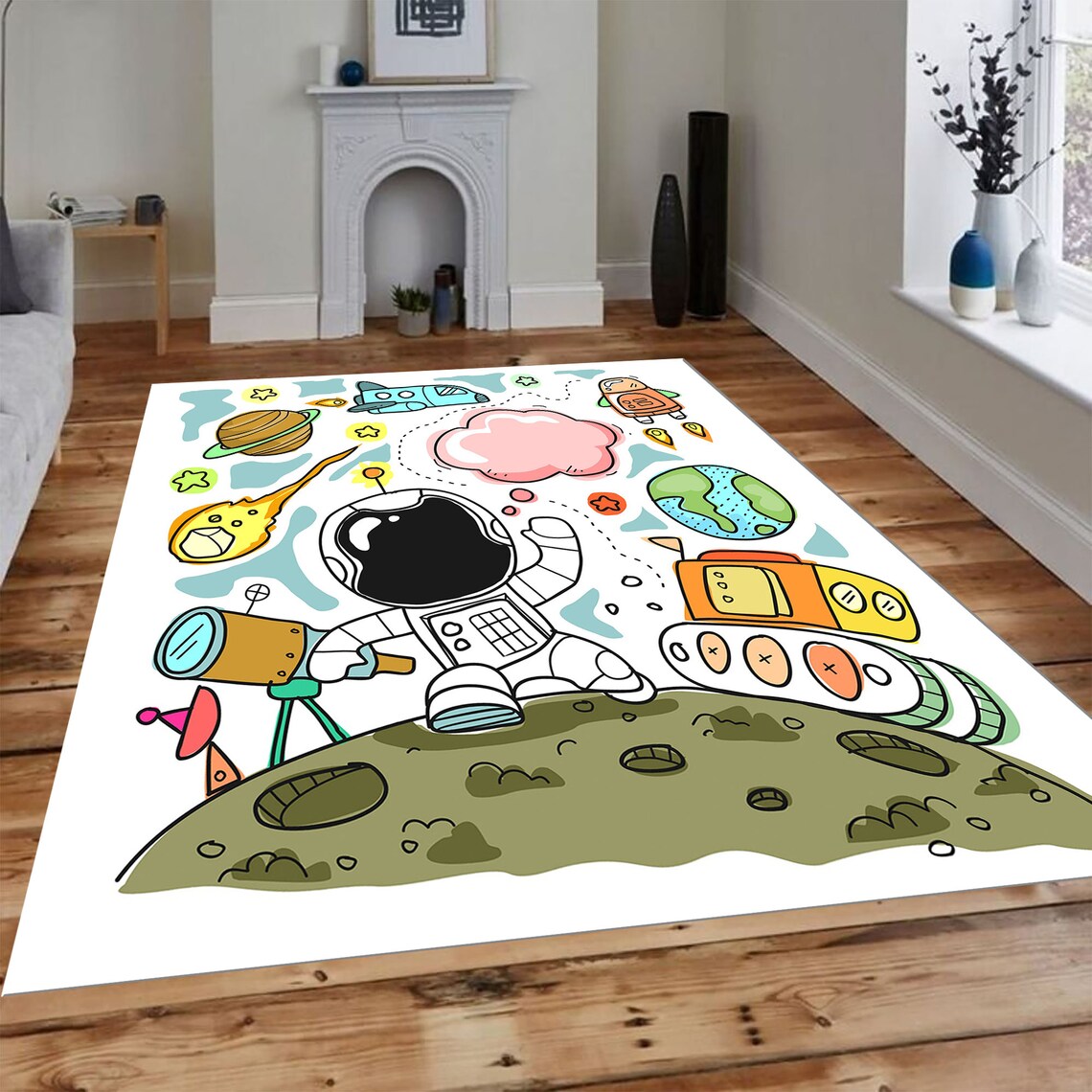 Fan Carpet Area Rug Science Fiction Rug For Living Room Etsy Fan Carpet Area Rug Science Fiction Rug For Living Room Etsy