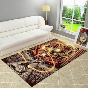 The Lord of Rings Rug,Wohnkultur,Colleague Gift,Entrway Rug,Neon Rug,Living Room Rug,Popular Rug,Movie Rug,Modern Area Rug,Non-Slip Rug