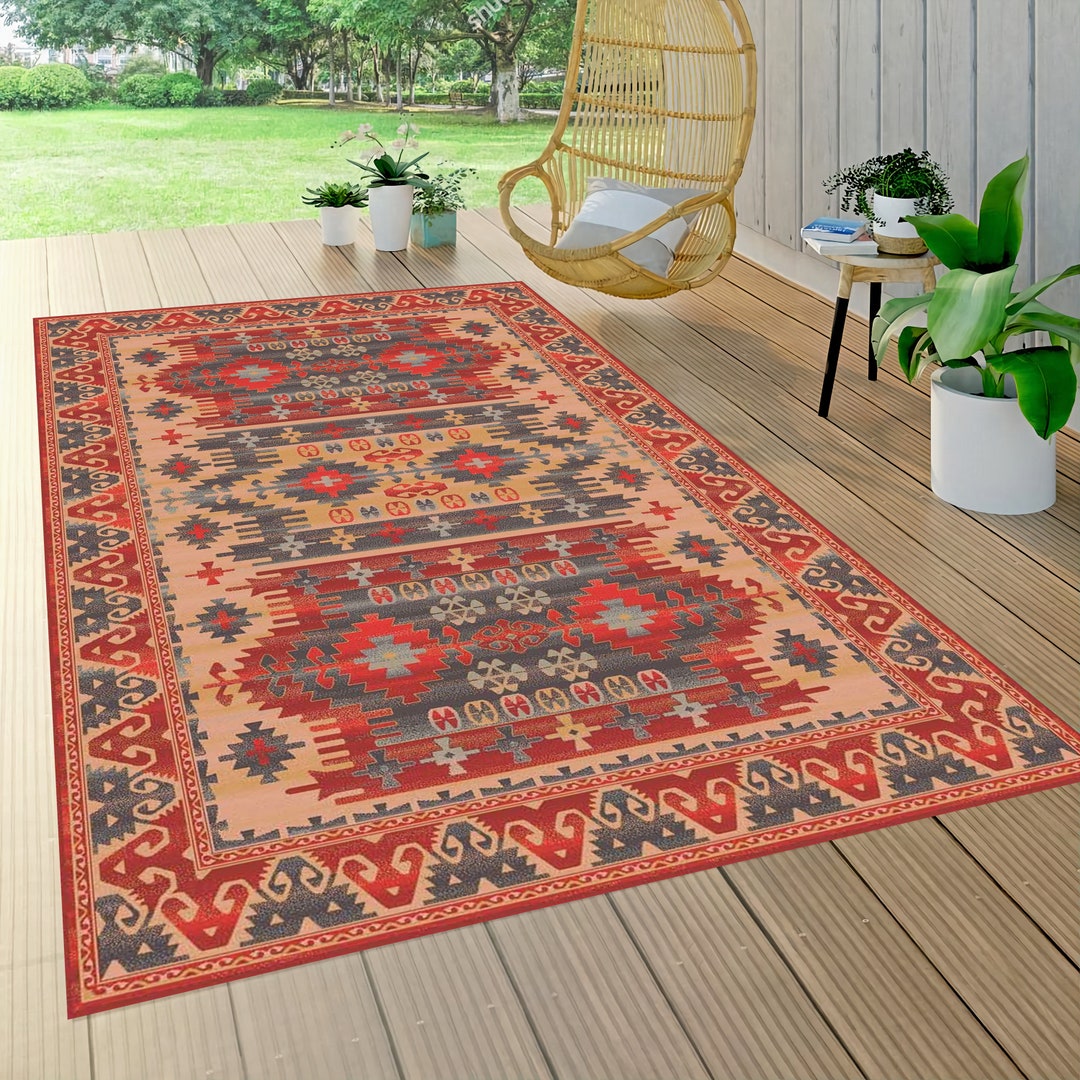 Outdoor Arabic Rug Design Moroccan Outdoor Mats,ethnic Pattern Rug,garden Patio Area Rug,indoor ...