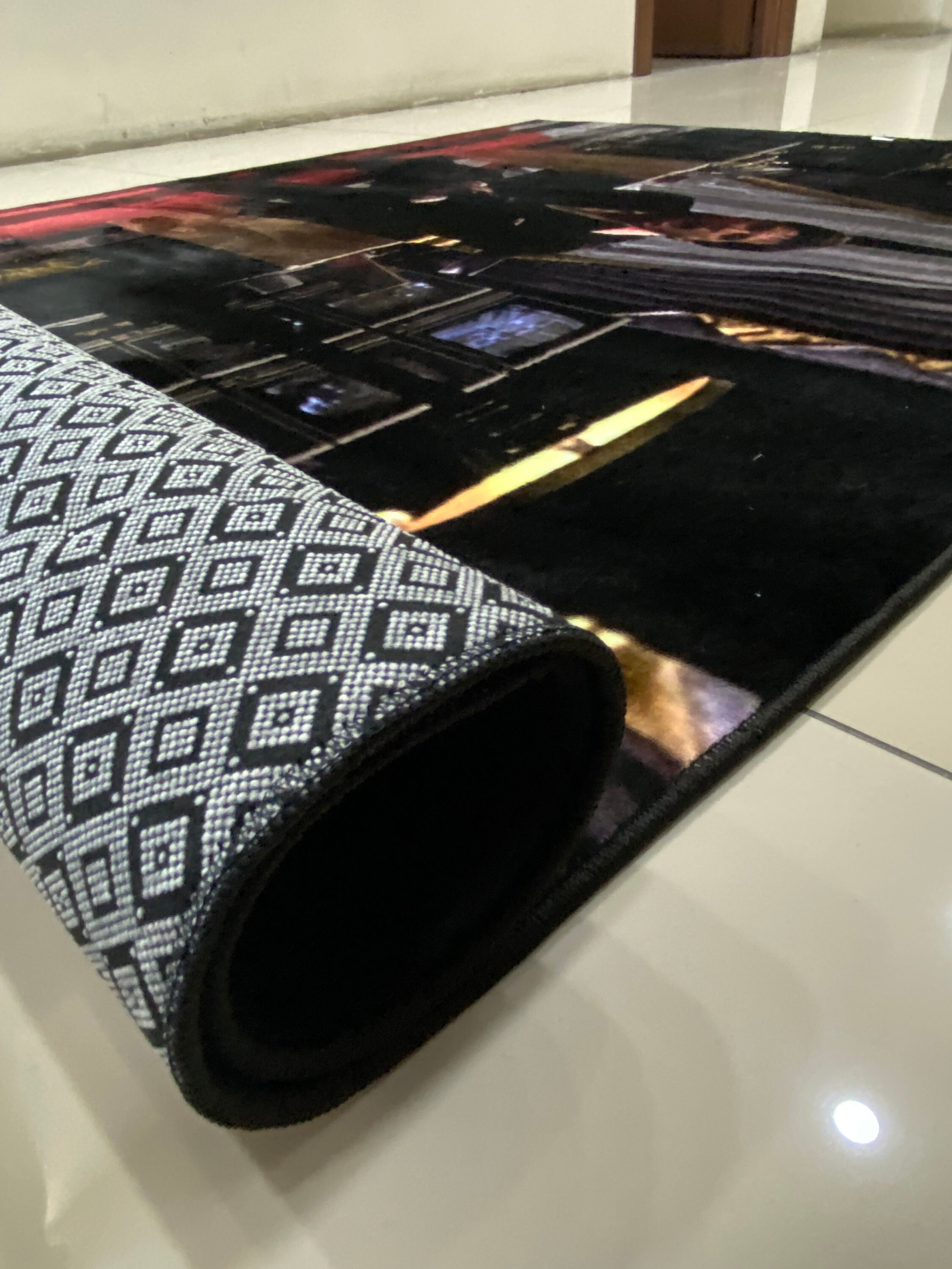 Tony Iro Rug Scarface Tony Montana Rug: Themed Living Room Area Rug - Etsy