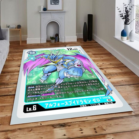 Digimondigimon Cards Metalgreymoncustom Rug Carpetliving 