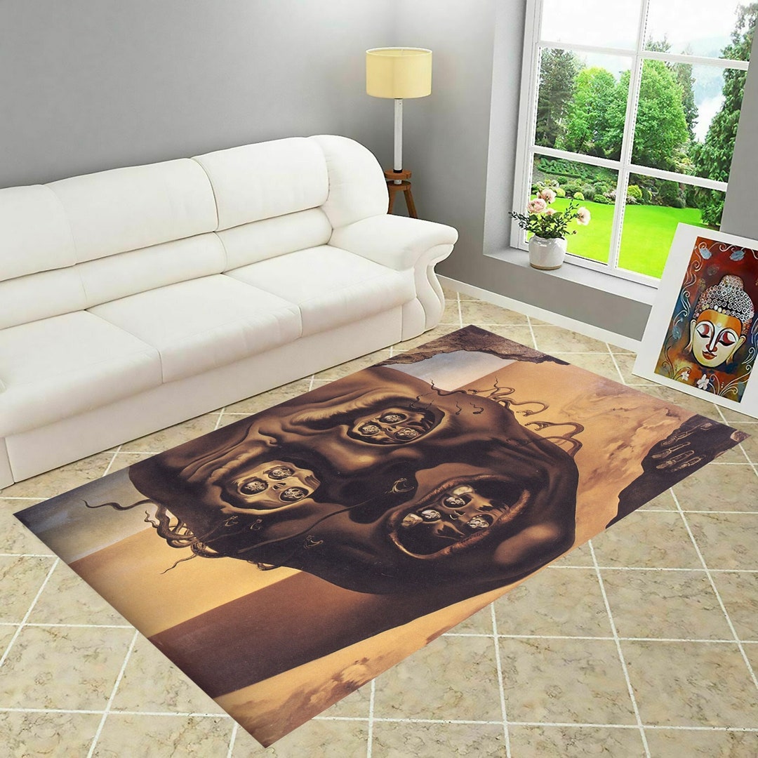 Decorative Rug,salvador Dali Rug,custom Area Rug,pattern Rug,themed Rug ...